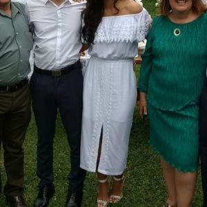 White Summer Midi Dress
